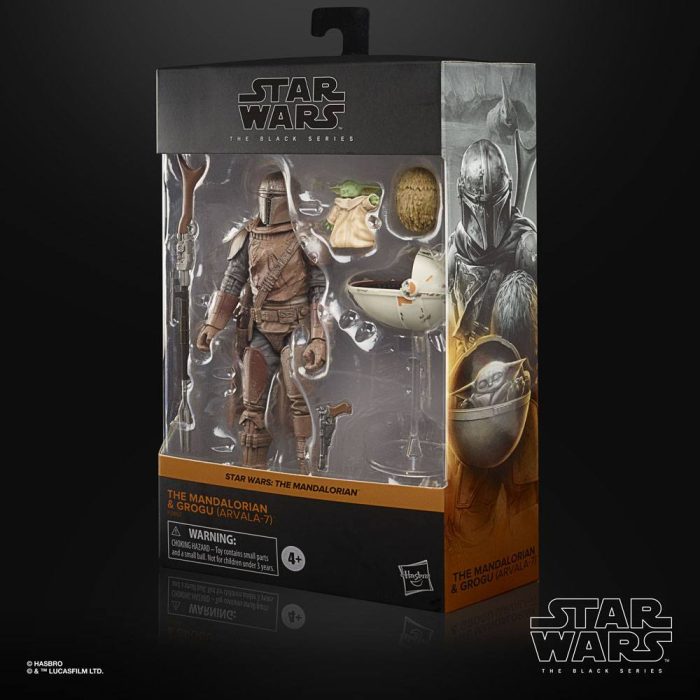 Star Wars The Black Series The Mandalorian and Grogu (Arvala-7) Mud Mandalorian