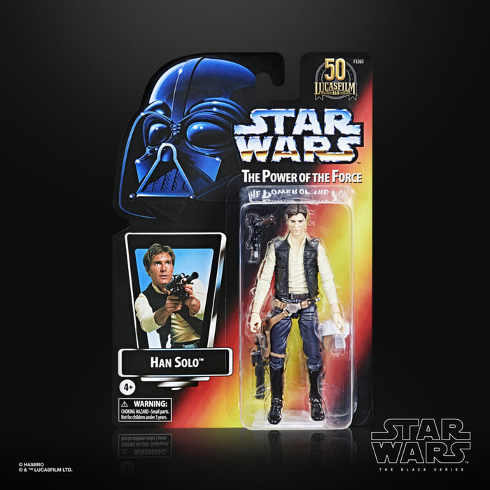 Star Wars: The Black Series (power of the force) Retro Han Solo - exclusive ( Sub-Par Box )