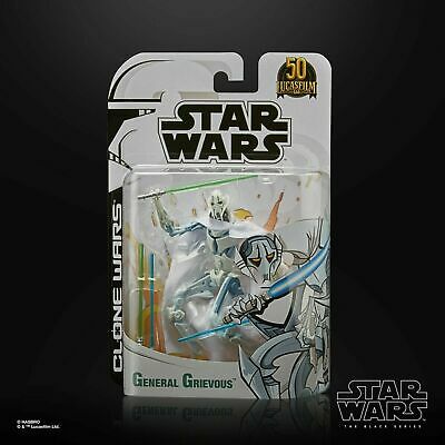 Star Wars: The Black Series Cartoon General Grievous (Tartakovsky Clone Wars) ** SUBSTANDARD PACKAGING **