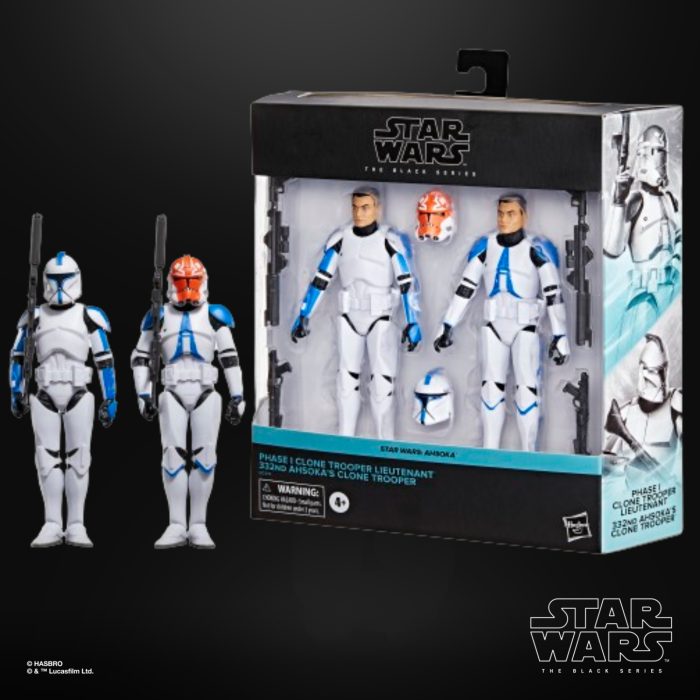 Star Wars The Black Series Clone Trooper Lieutenant & 332nd Ahsoka’s Clone Trooper