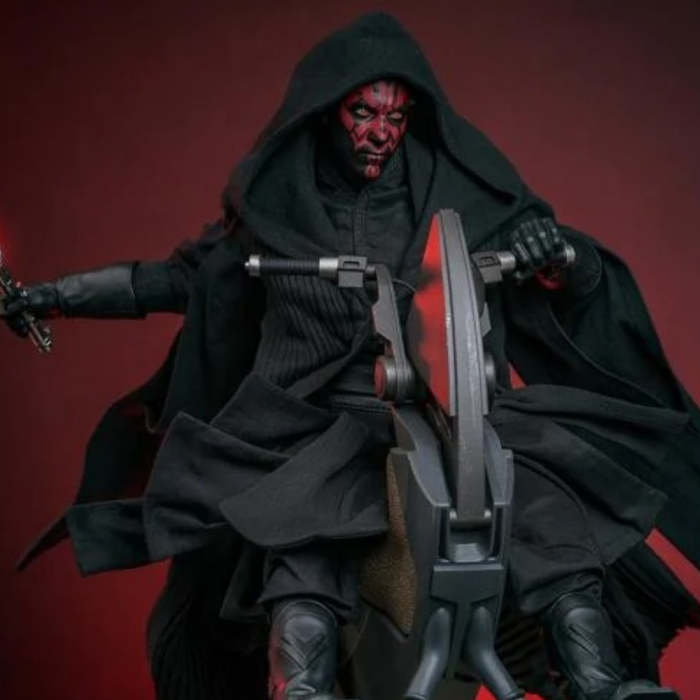 Star Wars: The Phantom Menace - Darth Maul With Sith Speeder 1/6th Scale Collectible Figure Set - MMS749