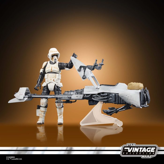Star Wars The Vintage Collection Speeder Bike and Grogu