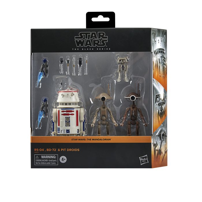 Star Wars The Black Series R5-D4, BD-72 & Pit Droids - Exclusive