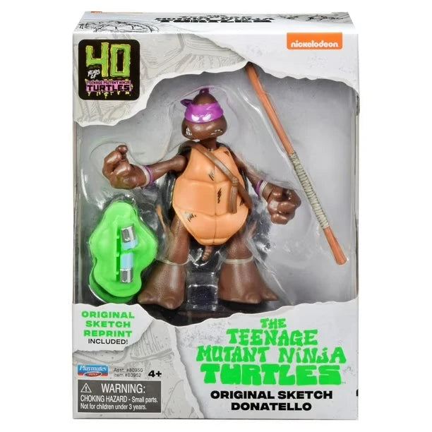 TMNT: 40th Anniversary - Original Sketch Turtle Figure - Donatello