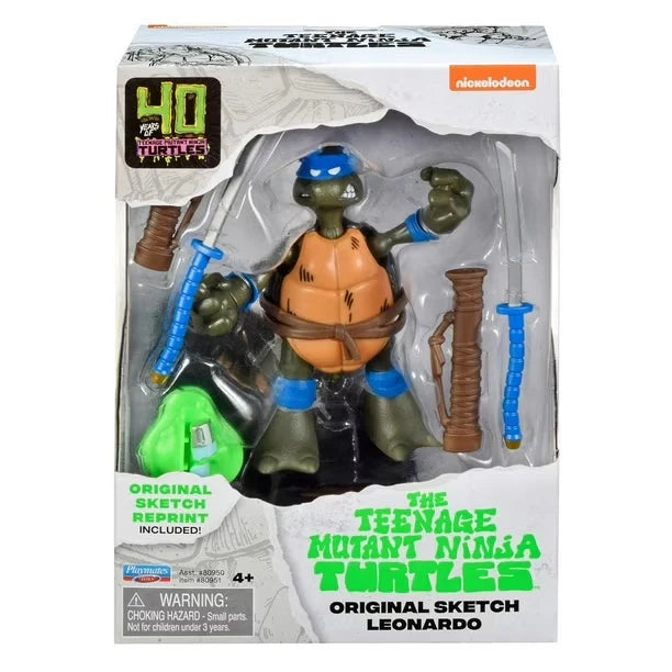 TMNT: 40th Anniversary - Original Sketch Turtle Figure - Leonardo