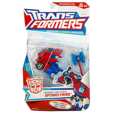 Transformers Animated Deluxe Class Cyberton Mode Optimus Prime