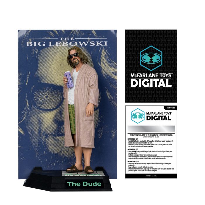 The Dude (Movie Maniacs: The Big Lebowski) 6 Posed Figure