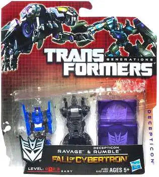 Transformers Generations Fall of Cybertron Ravage & Decepticon Rumble Legend - Mini Figure 2-Pack