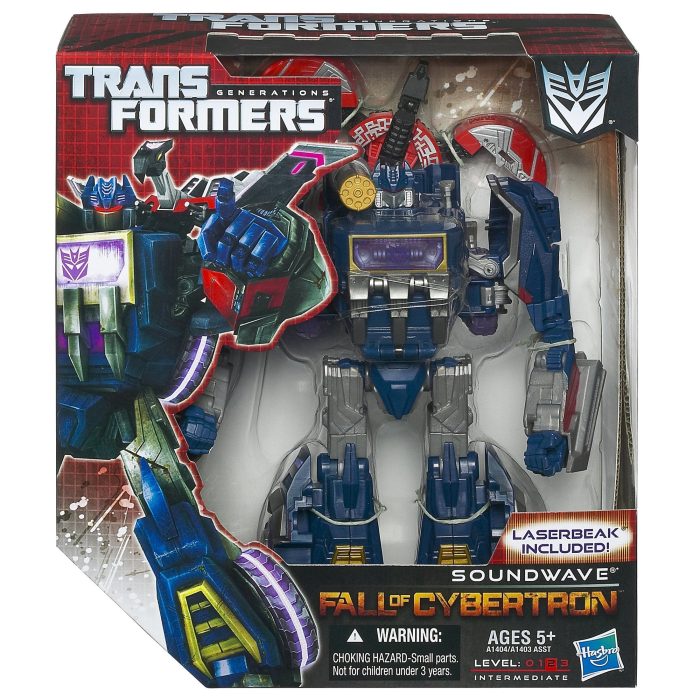 Transformers Generations SOUNDWAVE LASERBEAK Fall of Cybertron Voyager