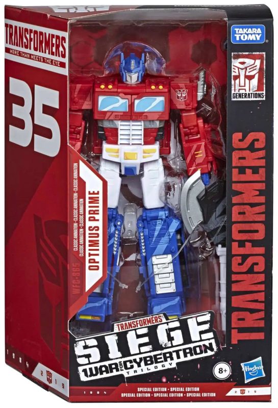 Transformers Generations Siege: War for Cybertron Trilogy Optimus Prime Exclusive Voyager Action Figure WFC-S65 - Classic Animation
