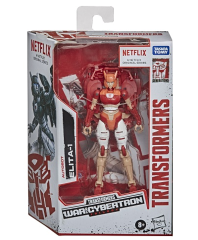 TRANSFORMERS GENERATIONS WAR FOR CYBERTRON TRILOGY - WFC-10 ELITA-1 NETFLIX EDITION