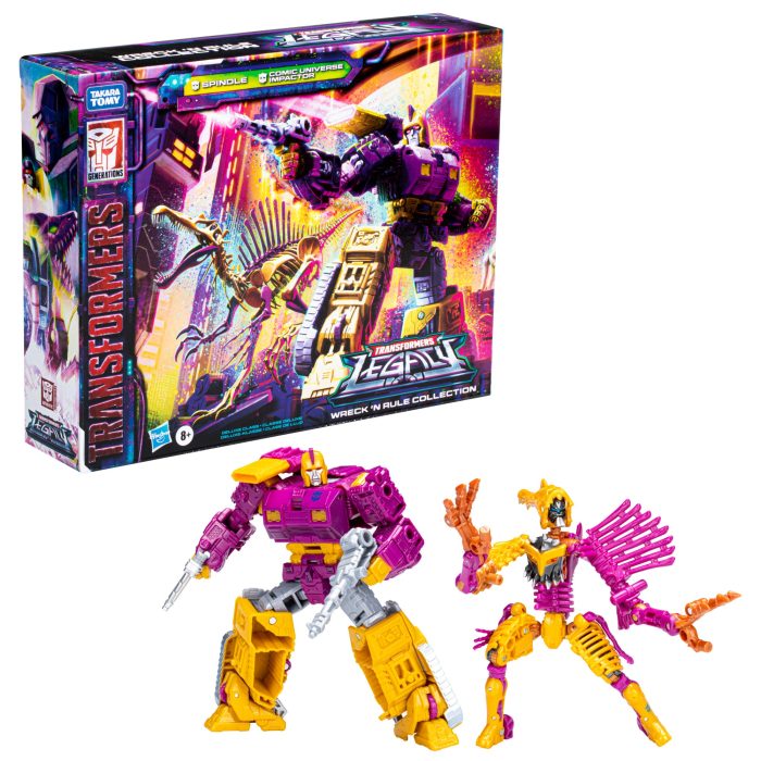 Transformers Legacy Wreck ‘N Rule Collection Comic Universe Impactor and Spindle