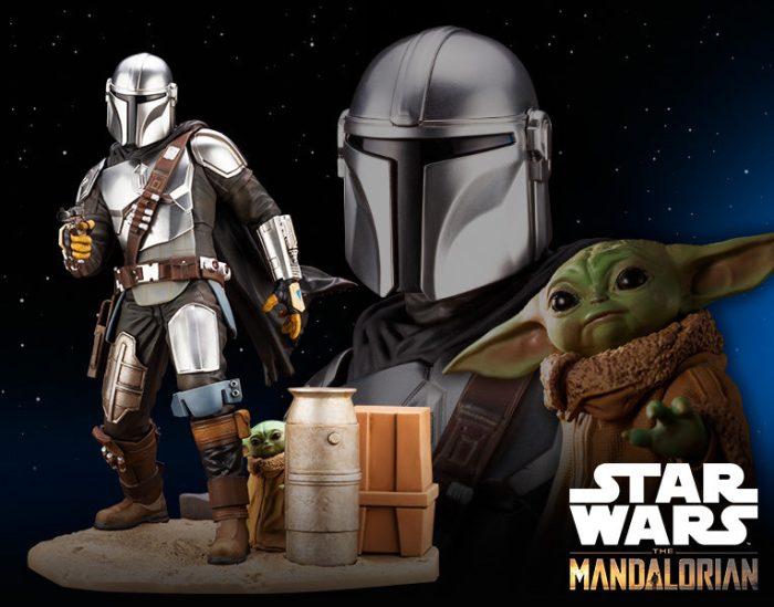 The Mandalorian and The Child Statue by KOTOBUKIYA ArtFX Star Wars