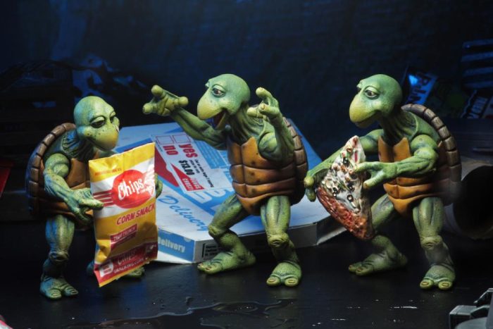 Teenage Mutant Ninja Turtles Movie Baby Turtles 1:4 Scale Action Figure 4-Pack