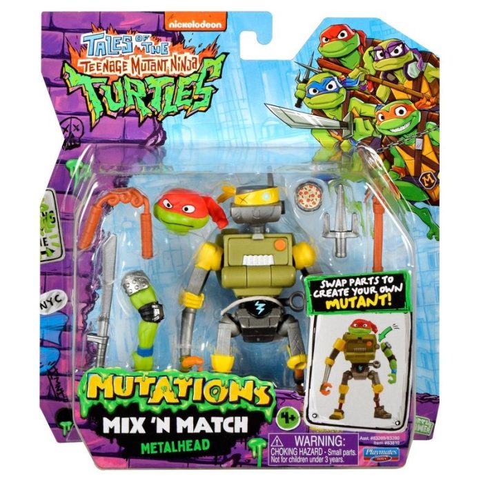 Teenage Mutant Ninja Turtles Metalhead Mix 'N' Match Action Figure