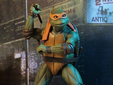 Teenage Mutant Ninja Turtles (1990 Movie) Michelangelo 1/4 Scale Figure SubPar Packaging Box
