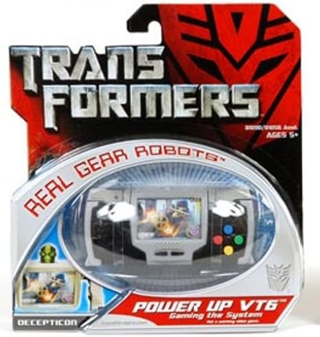 Transformers Movie REAL GEAR ROBOTS POWER UP VT6 2006