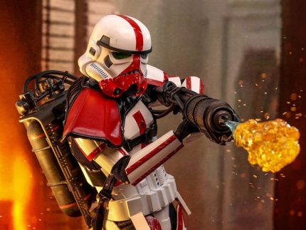 The Mandalorian TMS012 Incinerator Stormtrooper 1/6 Scale Collectible Figure ( Opened Box )