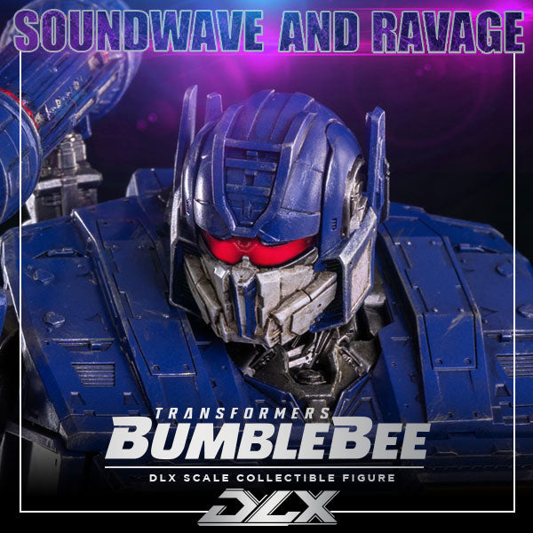 Threezero - Soundwave and Ravage Bumblebee Transformers DLX Scale Collectible