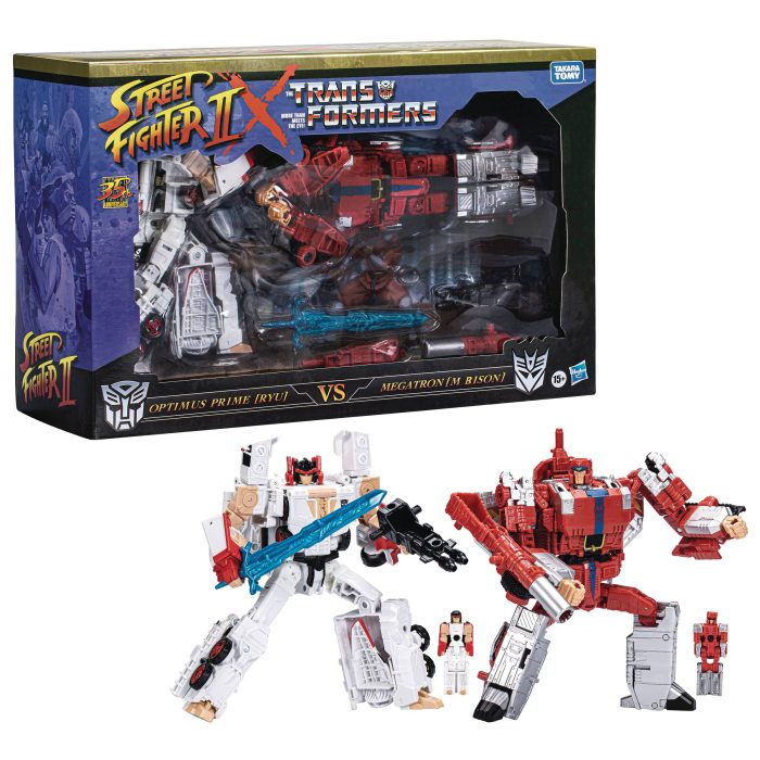 TRANSFORMERS X SF2 OPTIMUS/RYU V MEGATRON/BISON