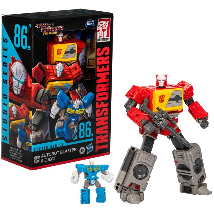 Transformers Studio Series Voyager The Transformers: The Movie 86-25 Autobot Blaster & Eject (preorder Dec)