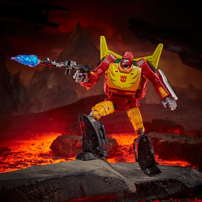Transformers Toys Generations War for Cybertron: Kingdom Commander WFC-K29 Rodimus Prime with Trailer Action Figure,
