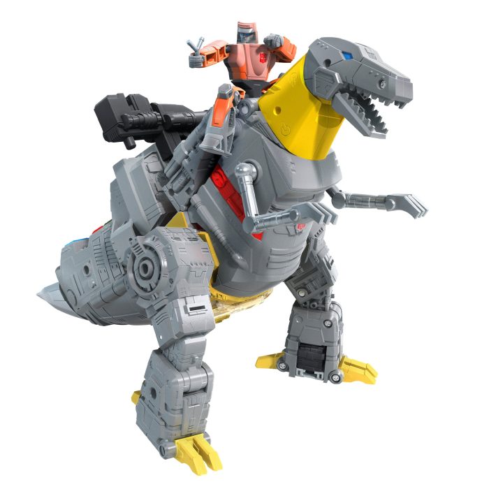 Transformers Toys Studio Series 86-06 Leader The Transformers: The Movie Grimlock and Autobot Wheelie Action Figure