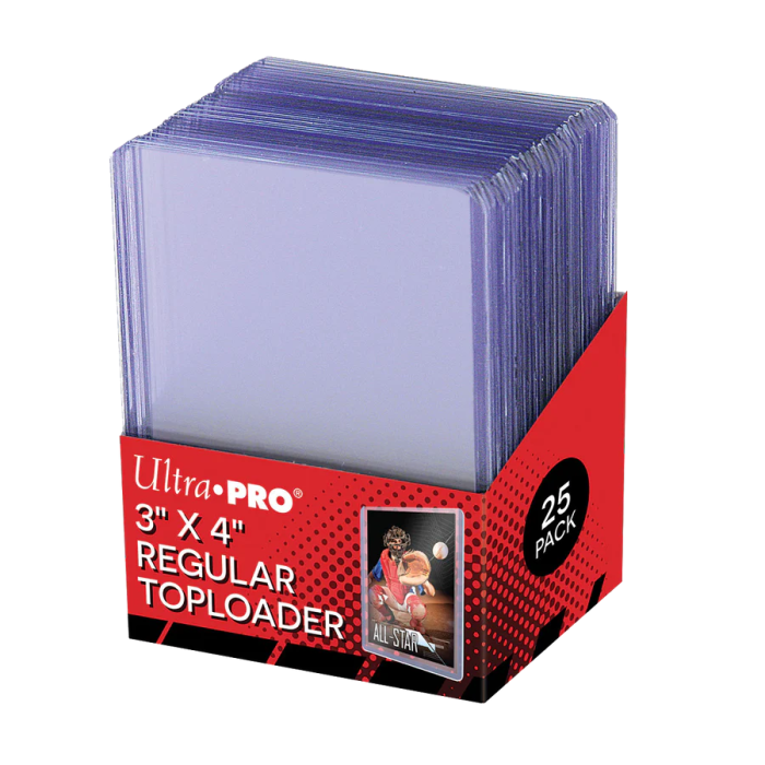 Ultra Pro - 3 x 4 Clear Regular Toploaders (25ct) for Standard Size Cards