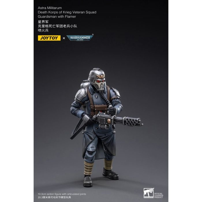 Warhammer 40K - Death Korps of Krieg Veteran Squad - Guardsman with Flamer