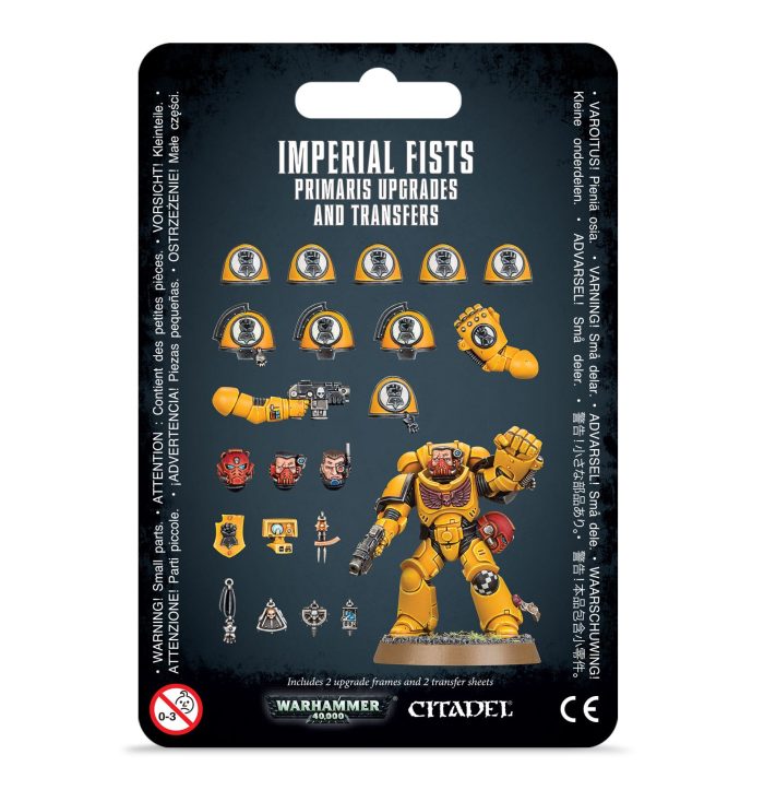 Warhammer 40,000 - Imperial Fists - Primaris Upgrades and Transfers