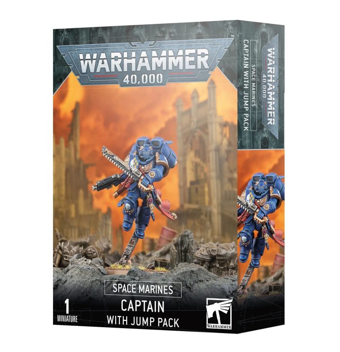 Warhammer 40,000 - Space Marines - Captain with Jump Pack