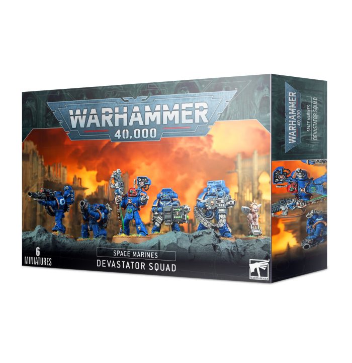 Warhammer 40,000 - Space Marines - Devastator Squad