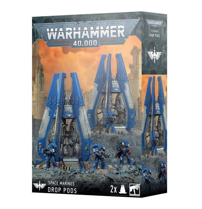 Warhammer 40,000 - Space Marines - Drop Pod