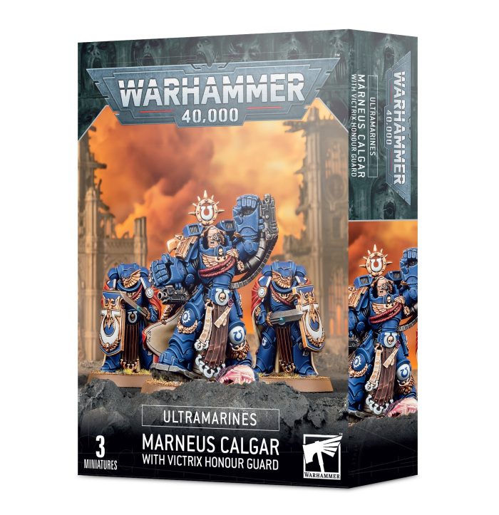 Warhammer 40,000 - Ultramarines - Marneus Calgar with Victrix Guard